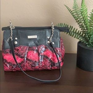 Miche Pink Snakeskin Purse
